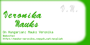 veronika mauks business card